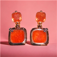 Orecchini Lucos Donna in Argento C11-ARANCIO - C11-ARANCIO